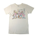 Vintage Looney Tunes Crew Graphic T Shirt Women's Cream Bugs Bunny Daffy Duck