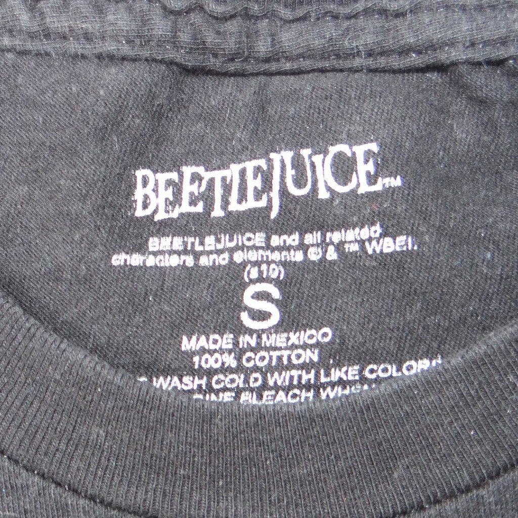 Beetlejuice Ghost With The Most Babe Graphic T Shirt Black Size Small
