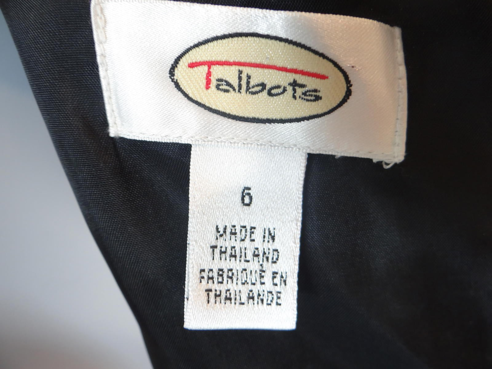 Elegant Talbots Black Dress Size 6