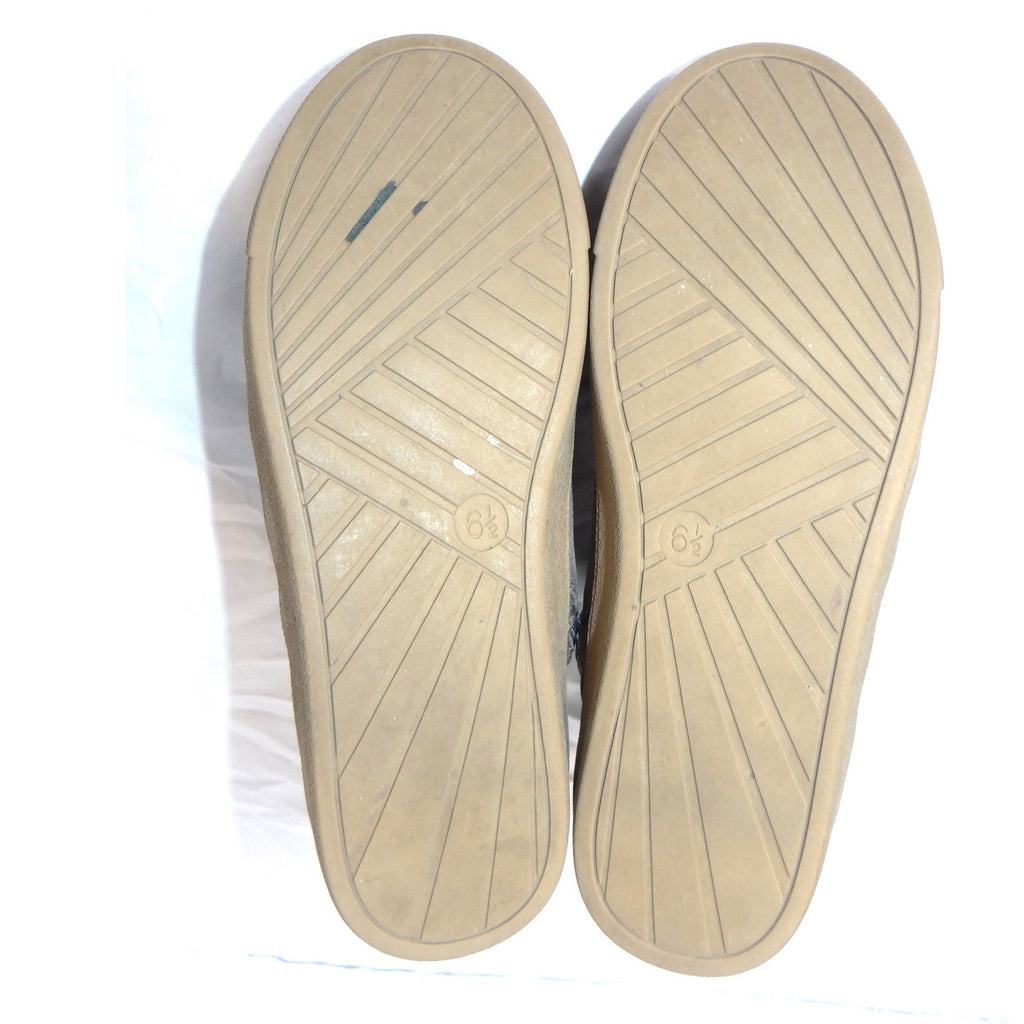 Juicy Couture Womens Grey Quilted High Top Sneakers Side Zip Shoes Size 6.5