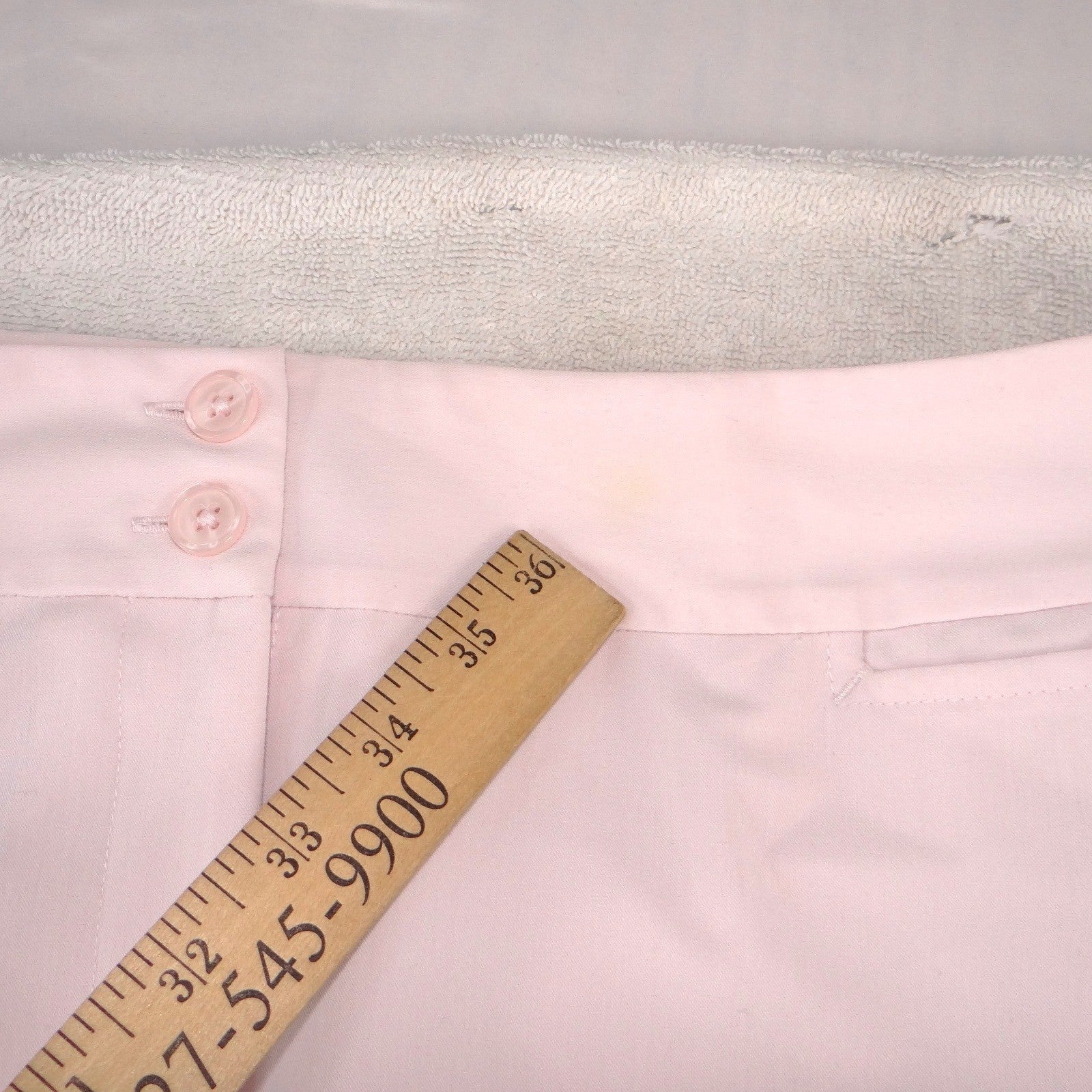 Ann Taylor Womens Light Pink Wide Leg Dress Pants Trousers Size 10 Office Career
