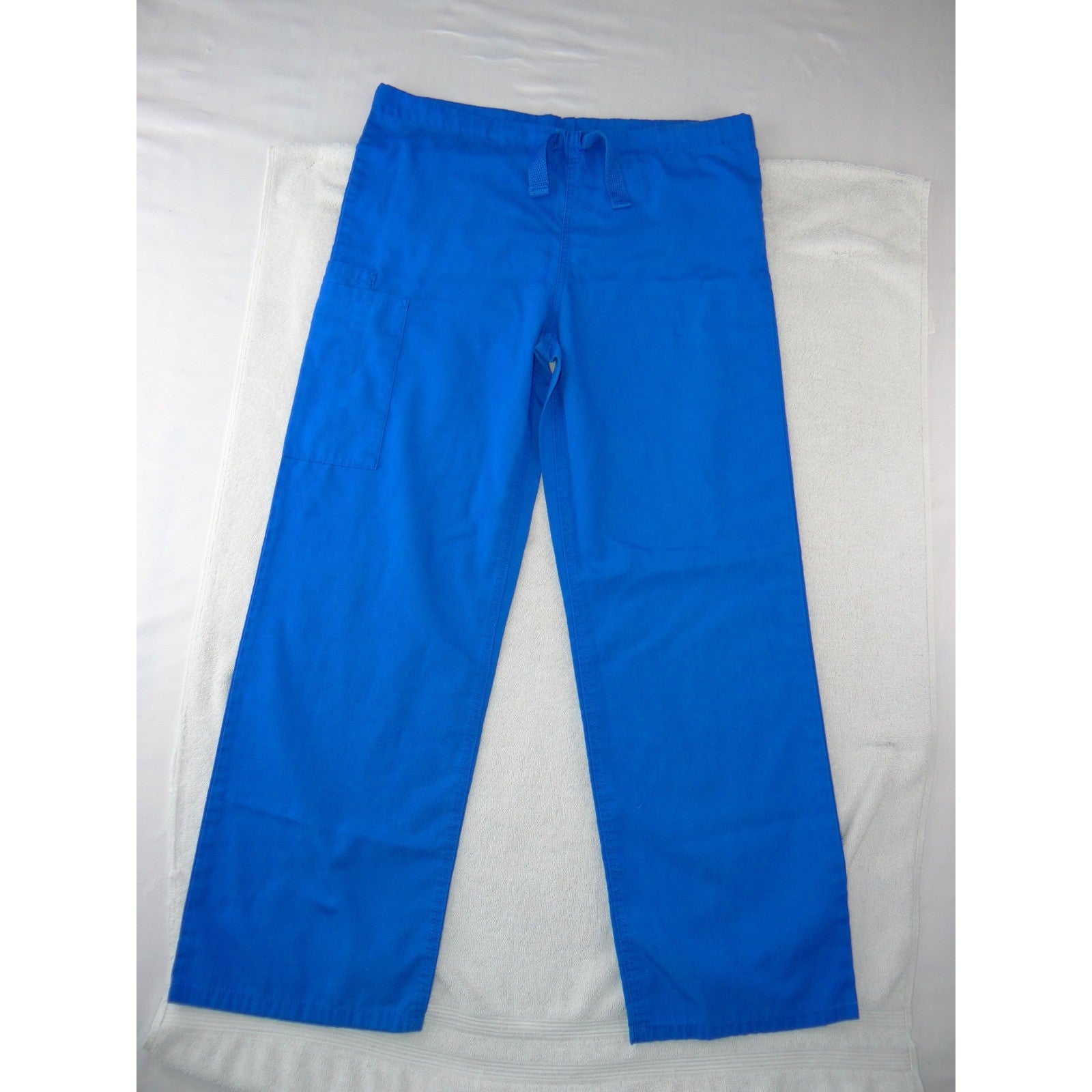 Cherokee Workwear Royal Blue Scrub Pants XS Drawstring Cargo Medical Uniform
