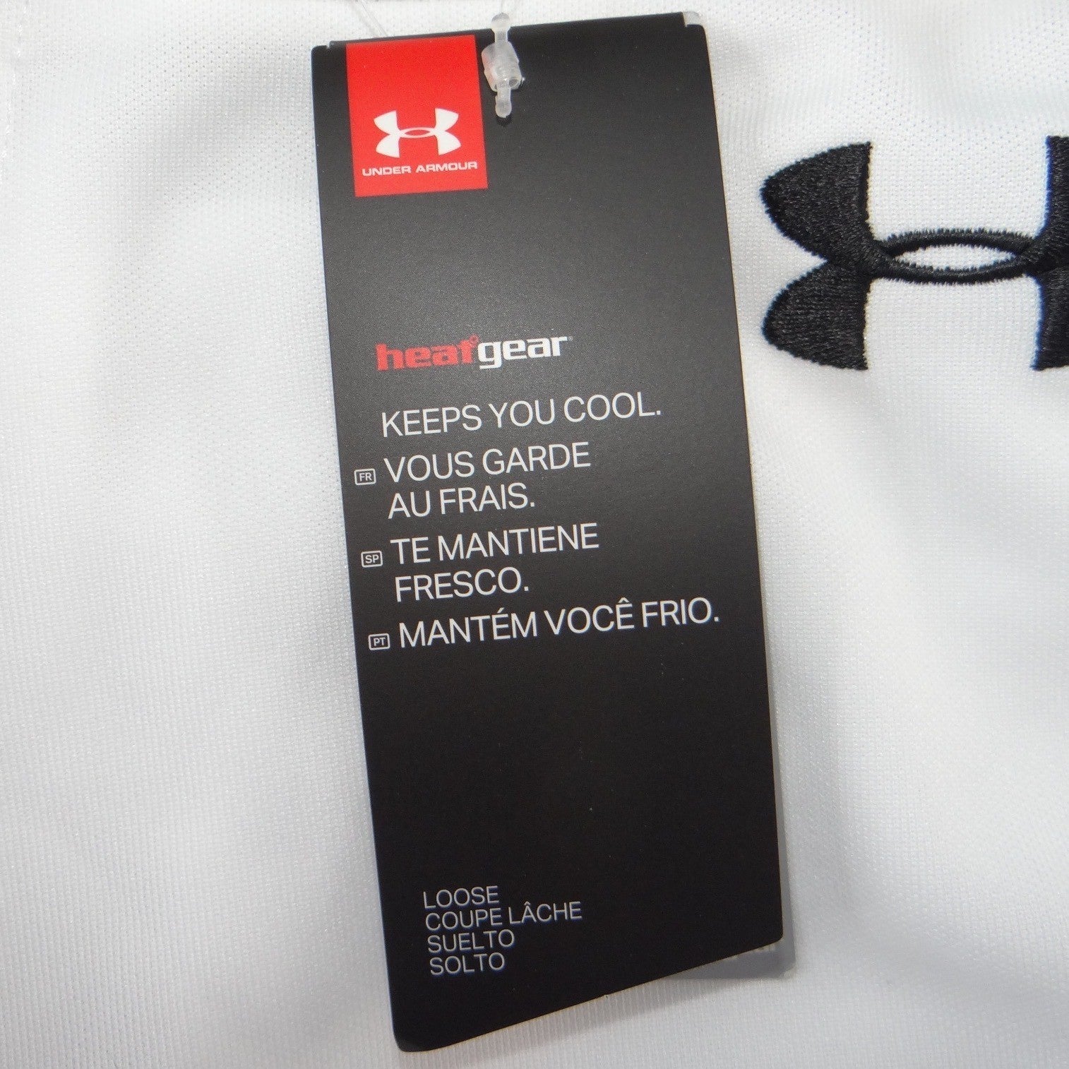 NWT-Under Armour HeatGear Mens Baseball Pants White Loose Fit Small