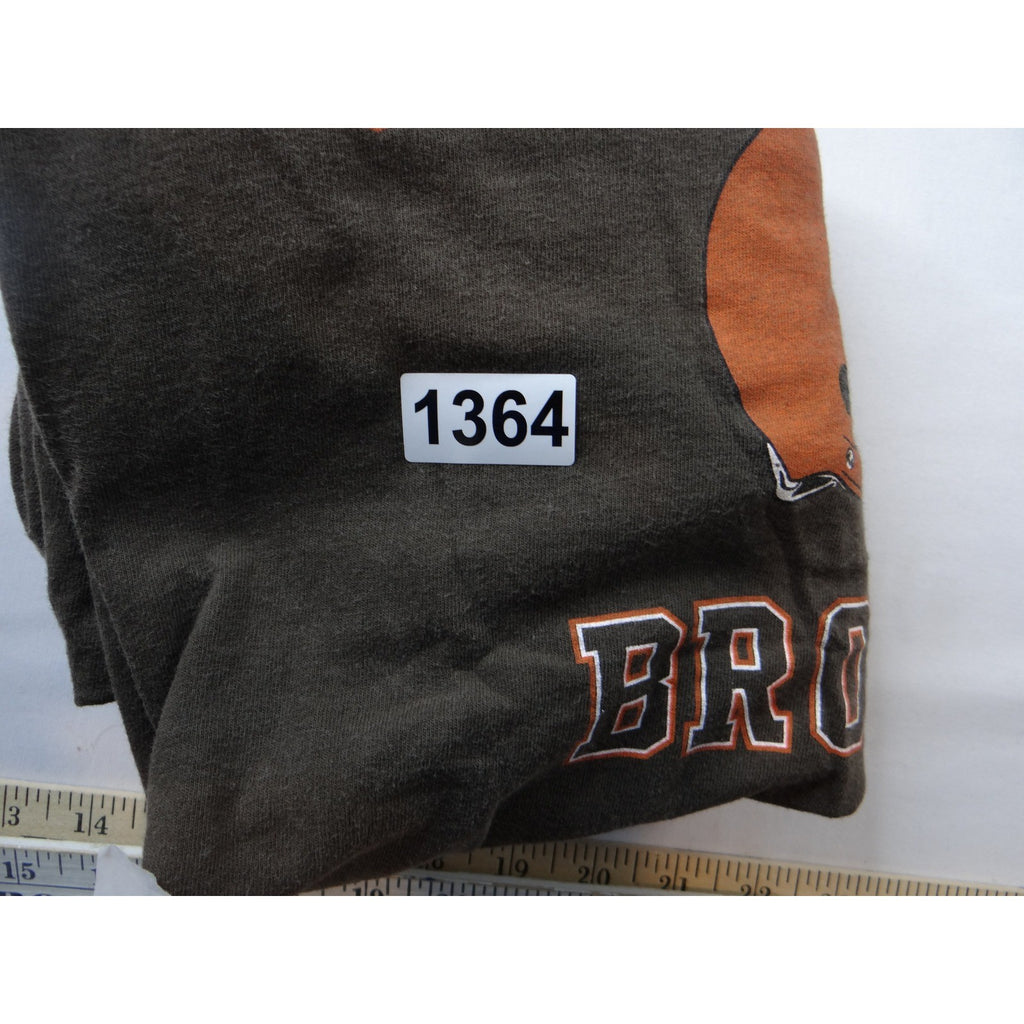 Cleveland Browns NFL Football Helmet Graphic T Shirt Men's Brown