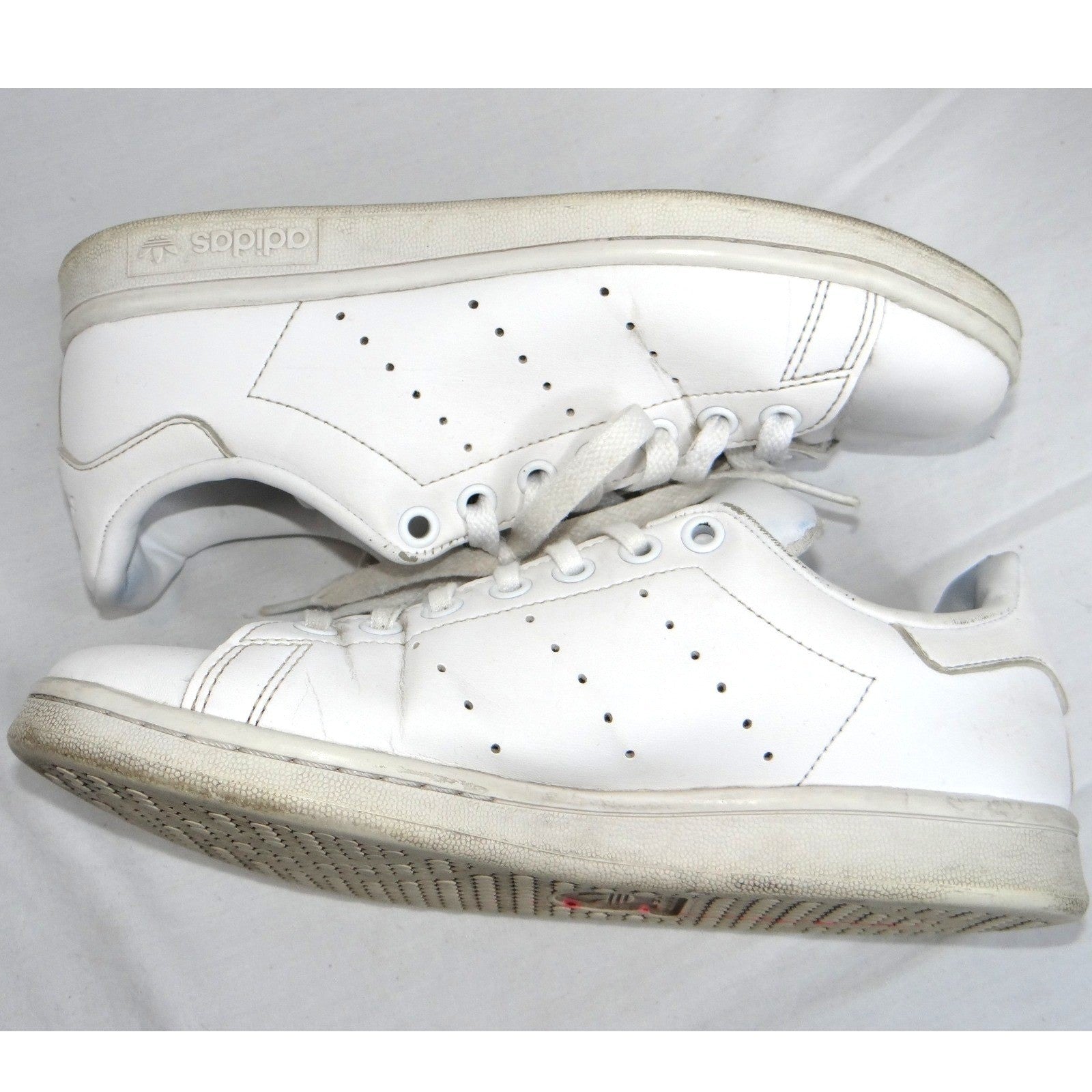 Adidas Stan Smith White Leather Low Top Sneakers Women's Size 5.5