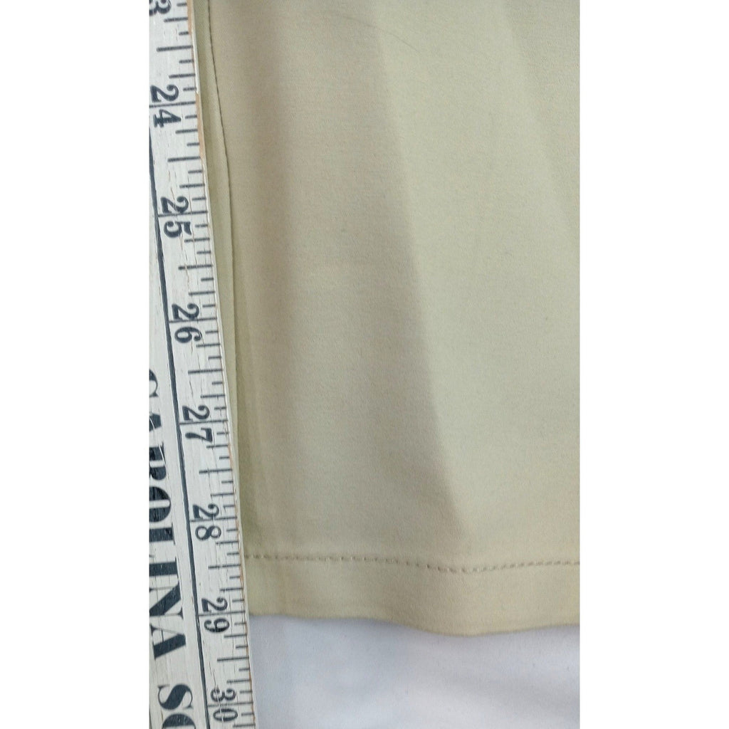 Alfani Mens Tan Flat Front Chino Pants Size 36W 30L Cotton Blend
