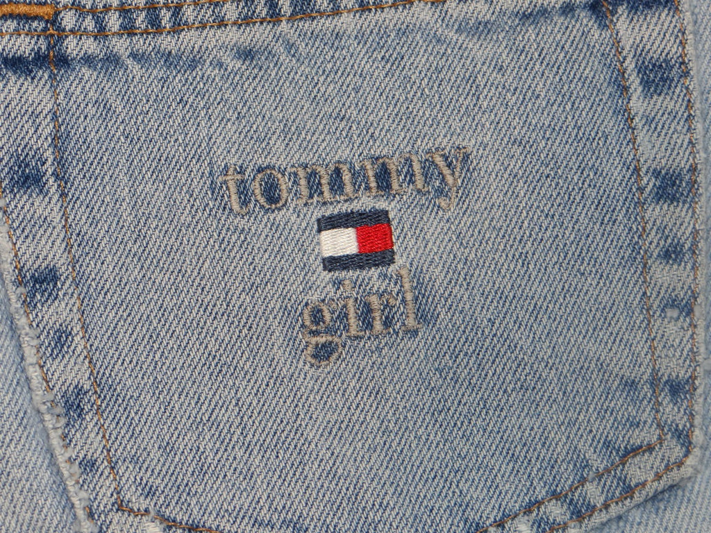 Y2K Tommy Hilfiger Women's Denim Shorts Light Wash