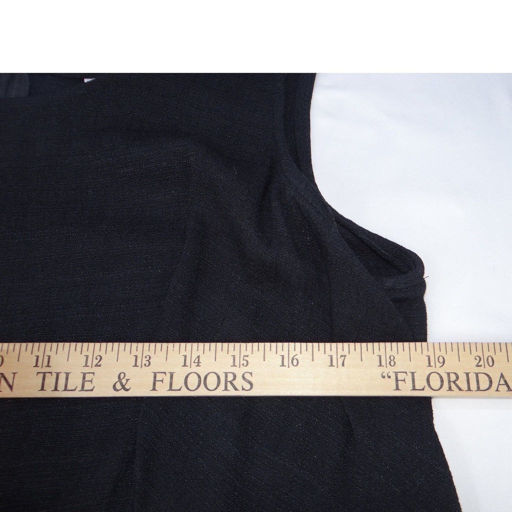 K Woman Black Sleeveless A Line Midi Dress Size 20W Style 891785