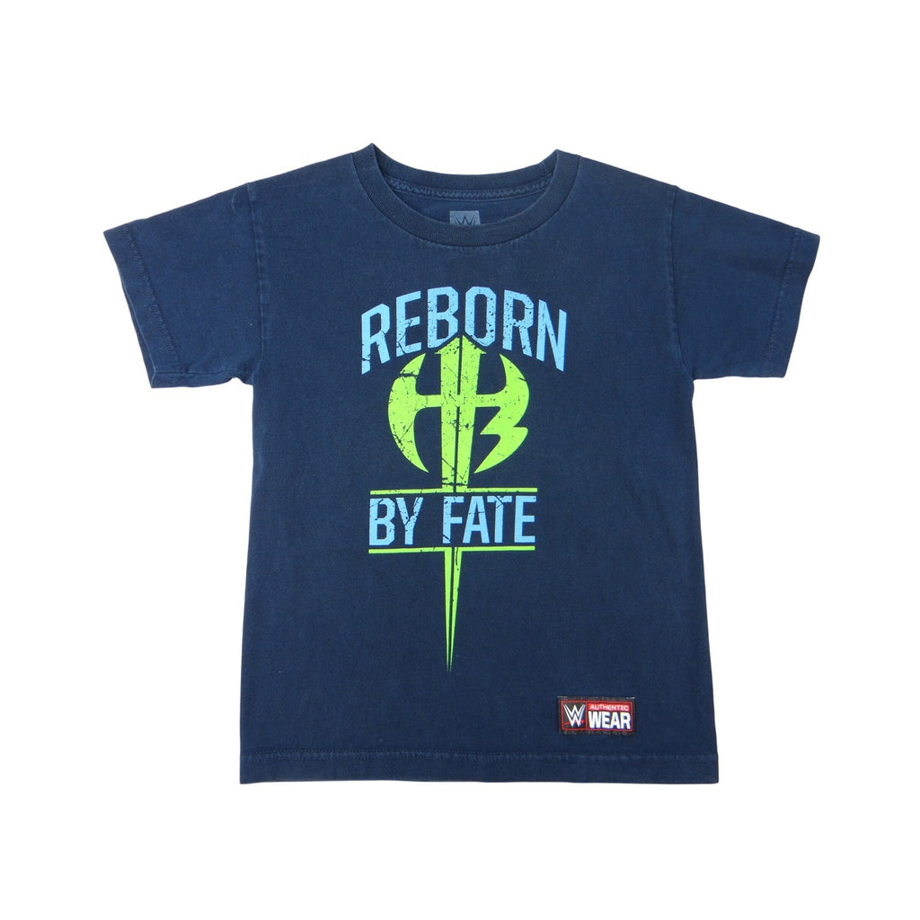 WWE Authentic Wear Youth Medium T Shirt Reborn By Fate Wrestling Tee