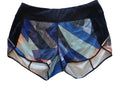 Vibrant Color-Block Running Shorts