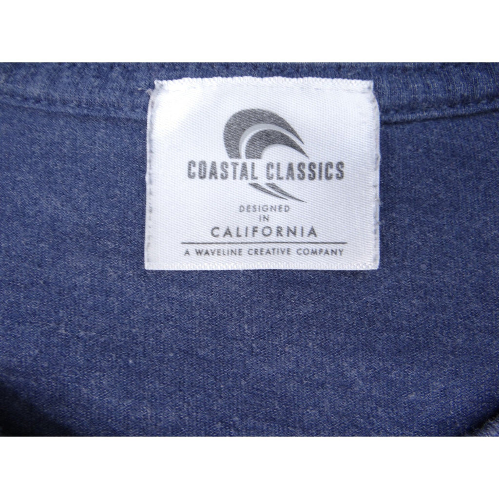 Coastal Classics Lake Tahoe California Mens T Shirt Navy Blue Graphic Tee