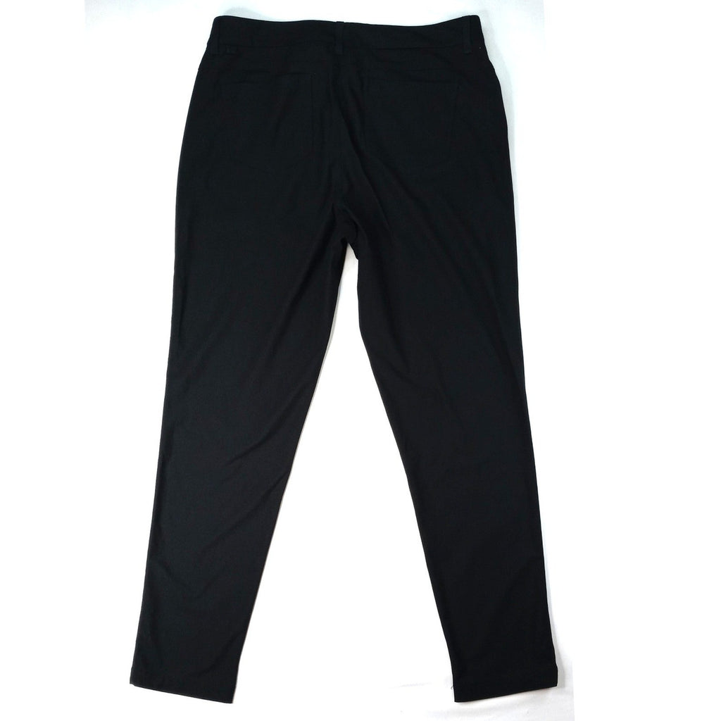 VRST Men's Performance Stretch Flat Front Pants Black W36 L34 Golf Casual