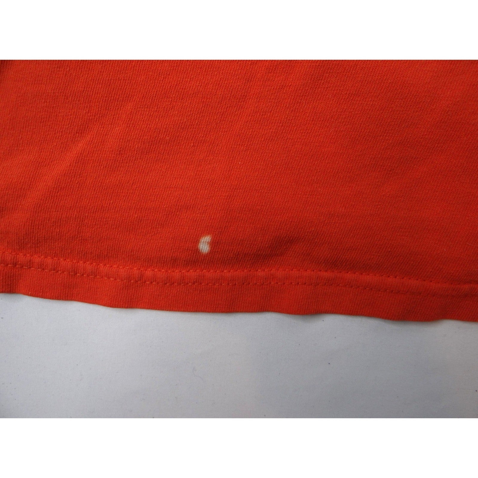 Vintage Orange T Shirt Shook Hardy & Bacon "One Person Can Make A Difference" XL