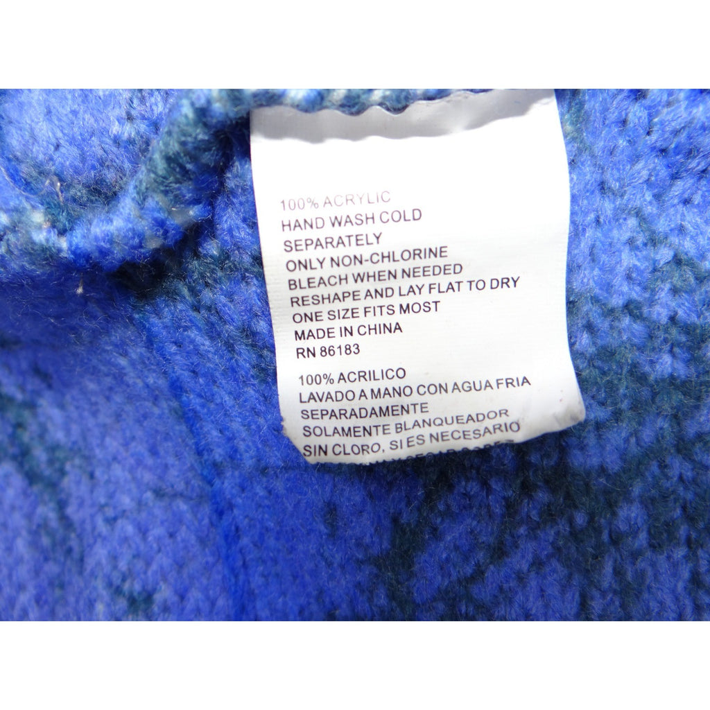 Infinity Scarf Winter Landscape Tree Sunset Print Blue Purple