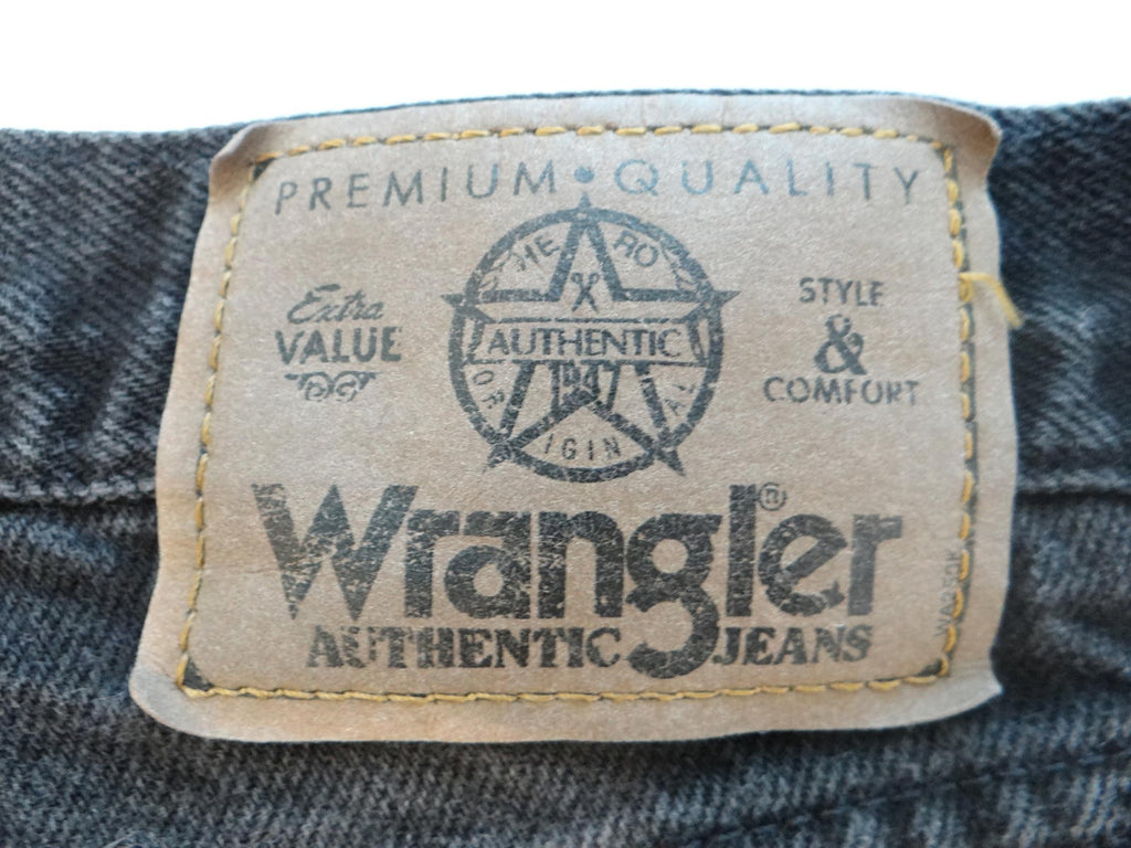 Vintage Wrangler Men's Black Jeans