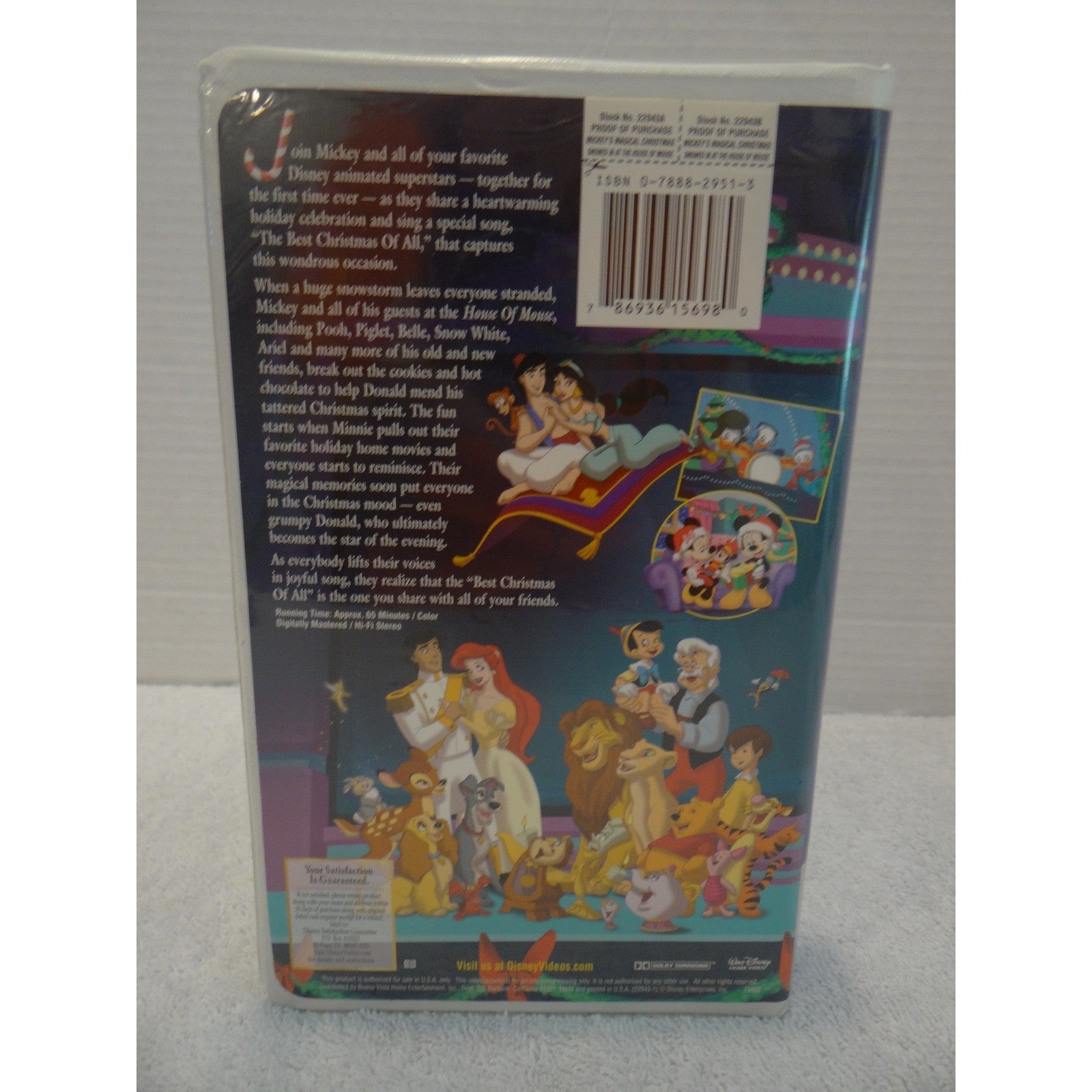 Disney Mickey's Magical Christmas Snowed in at the House of Mouse VHS 2001 G