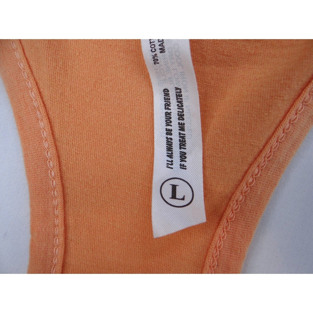 Ocean City Bike Week 2018 Orange Tank Top Women's Large Racerback Graphic Tee