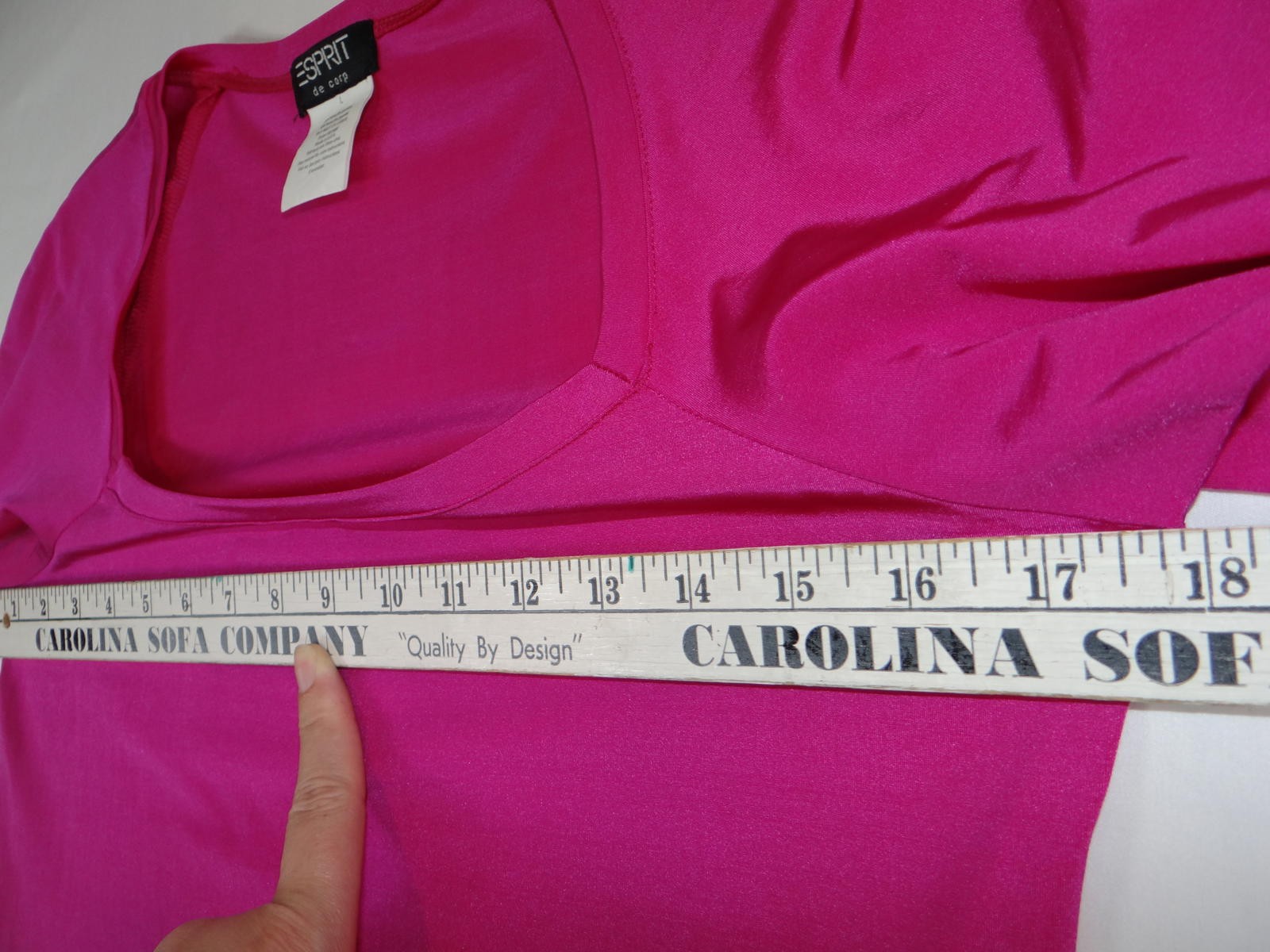 Y2K Esprit de Corp Women's Pink Square Neck Top
