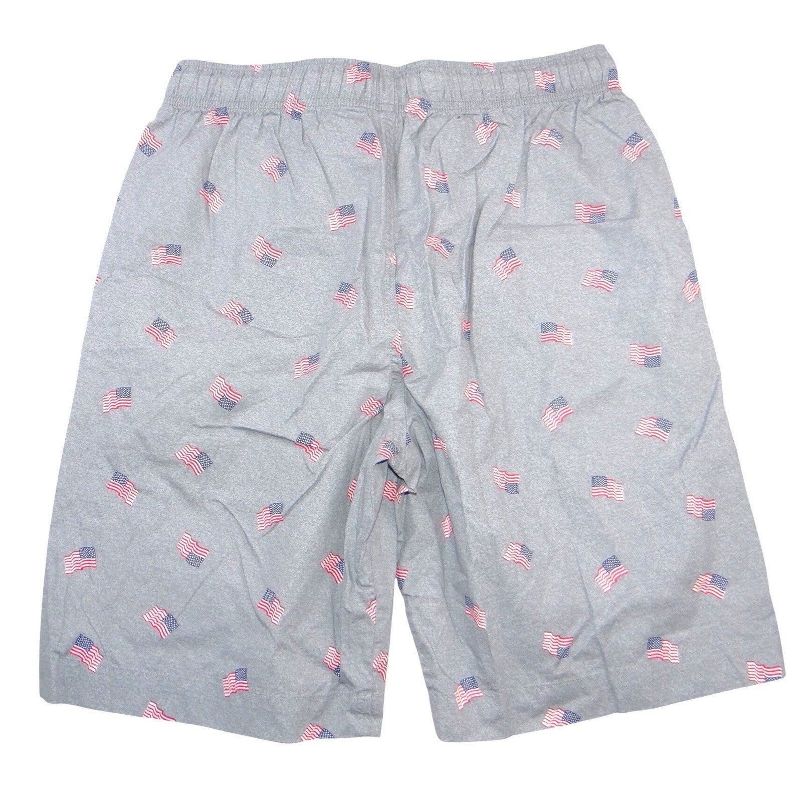 Old Navy Womens Small Gray American Flag Pajama Shorts Patriotic