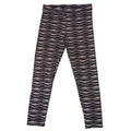 PINK Victoria's Secret Geometric Wave Print Leggings Size L Black White