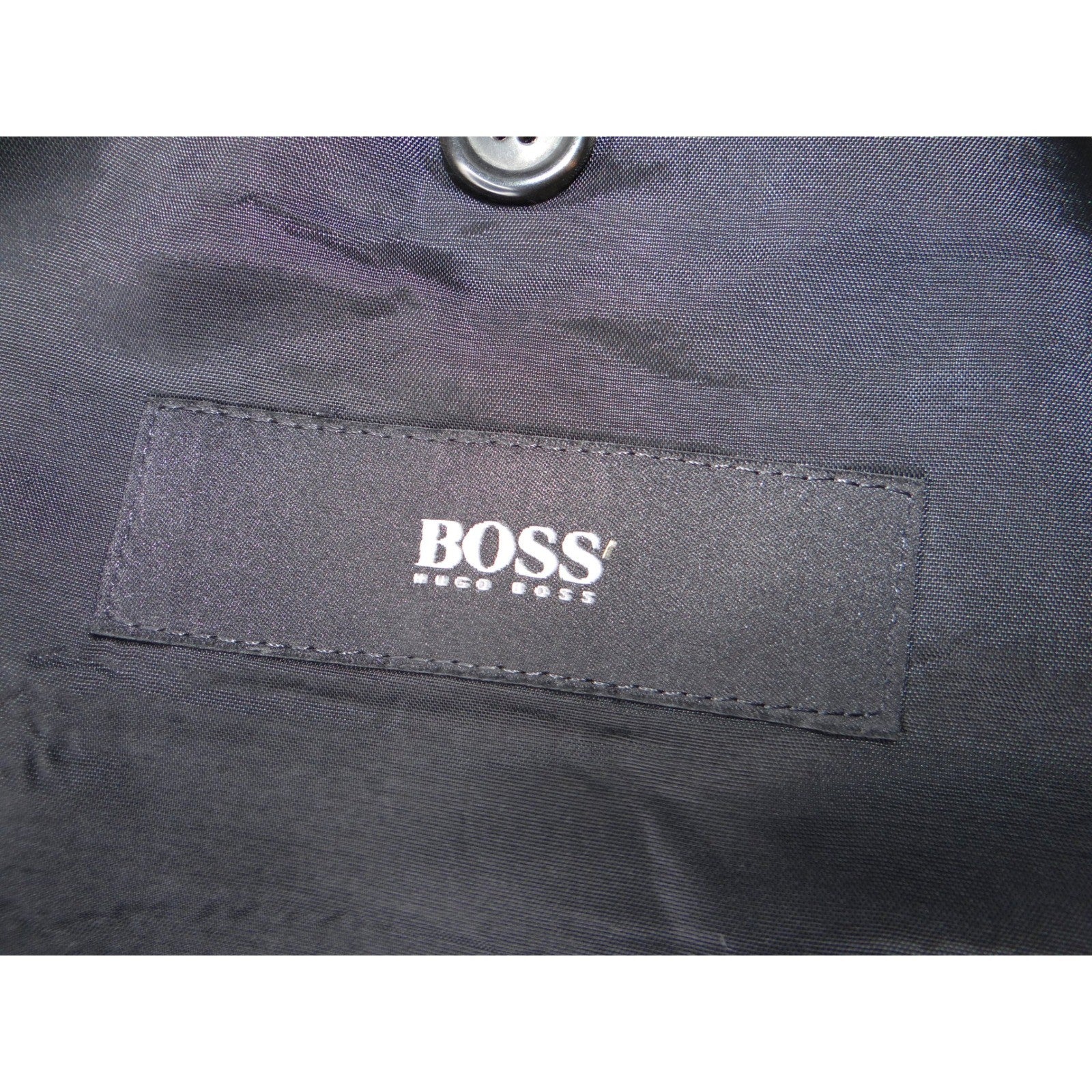HUGO BOSS Men's Charcoal Pinstripe Super 120 Wool Blazer Jacket 42L Turkey