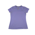 Nike Dri-FIT Womens V-Neck Short Sleeve Activewear Tee Purple Regular Fit M