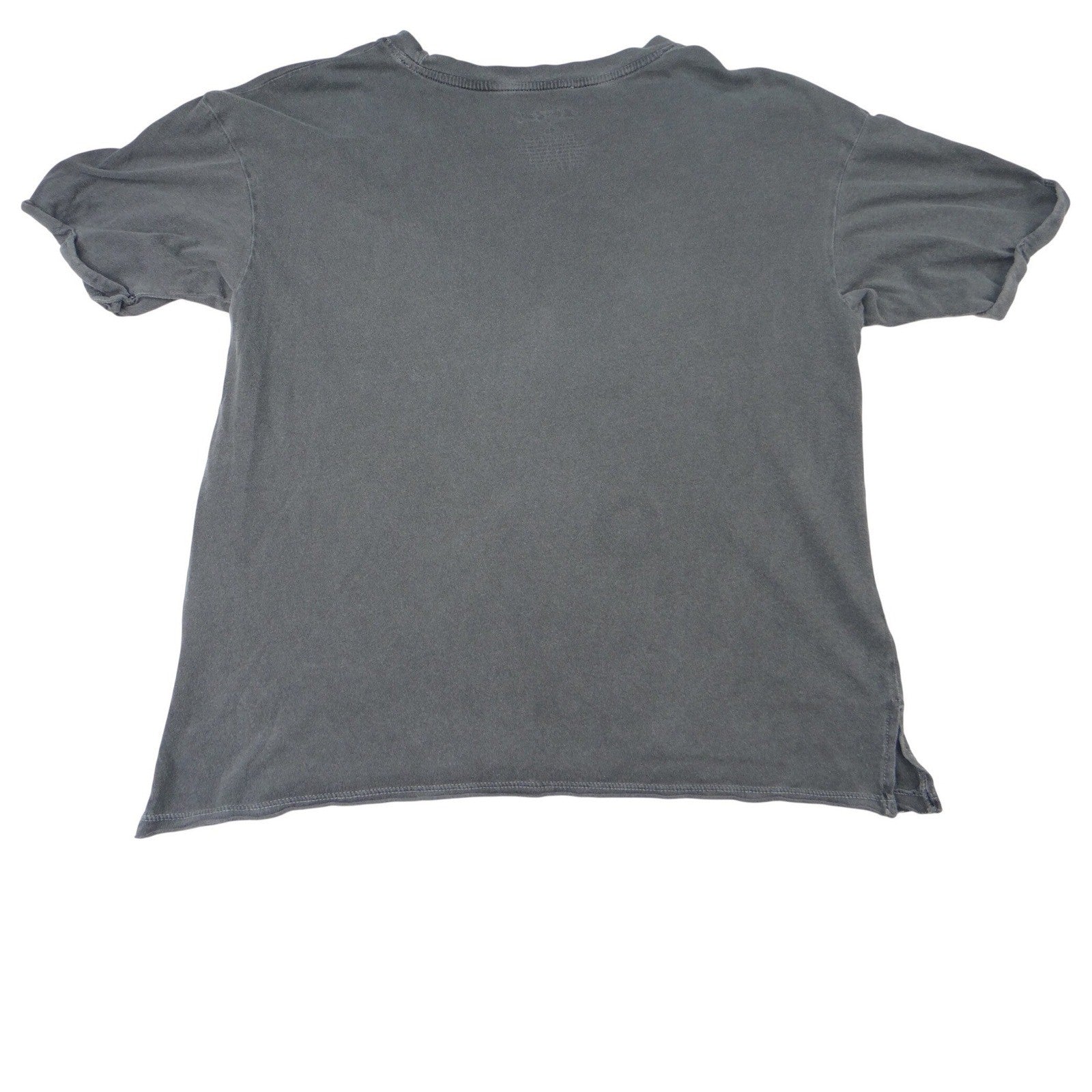 The Rolling Stones Logo T Shirt Gray Short Sleeve Cotton Blend Graphic Tee XS