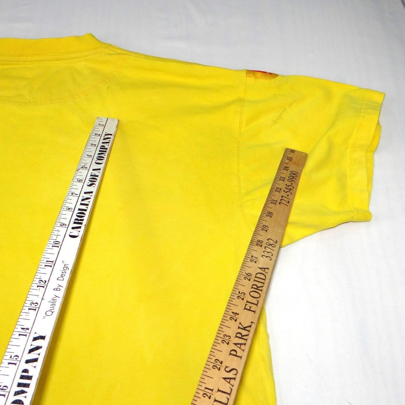Maurice Malone Mojans Denim Equipment Yellow T Shirt Men's