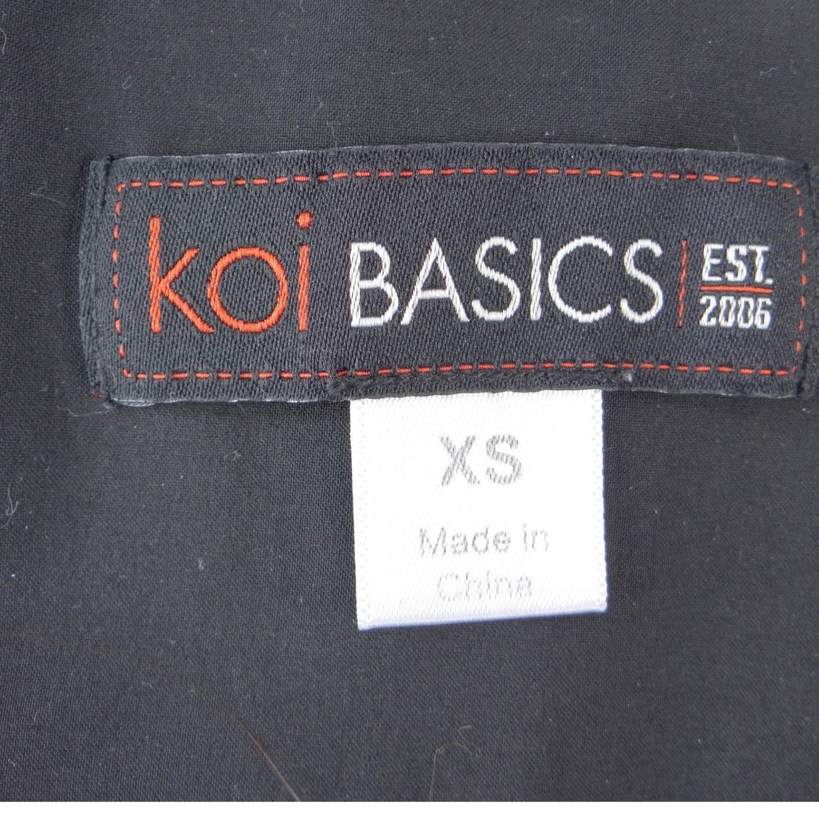 Koi Basics Becca Scrub Top Womens XS Grey Heather V-Neck Medical Nursing