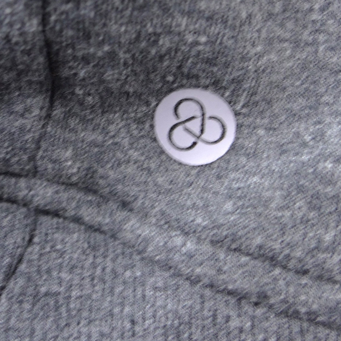 Zella Womens Small Charcoal Gray Fleece Lined Open Wrap Cardigan Thumbholes