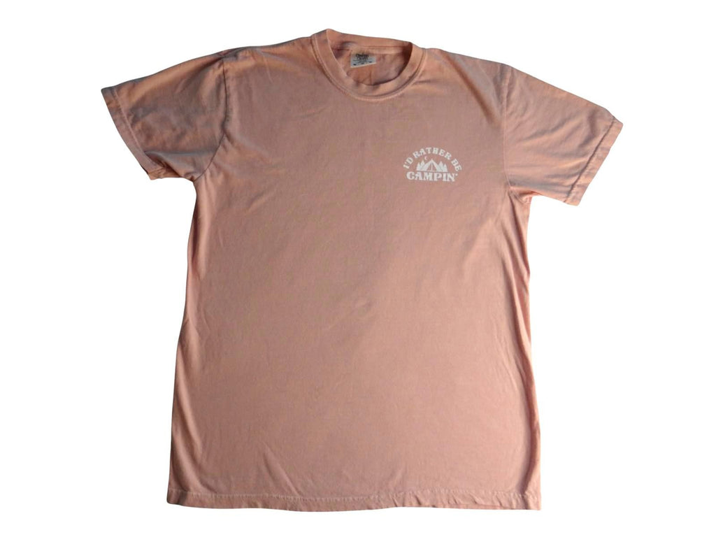 Comfort Colors 'I'd Rather Be Campin' T-Shirt - 100% Cotton