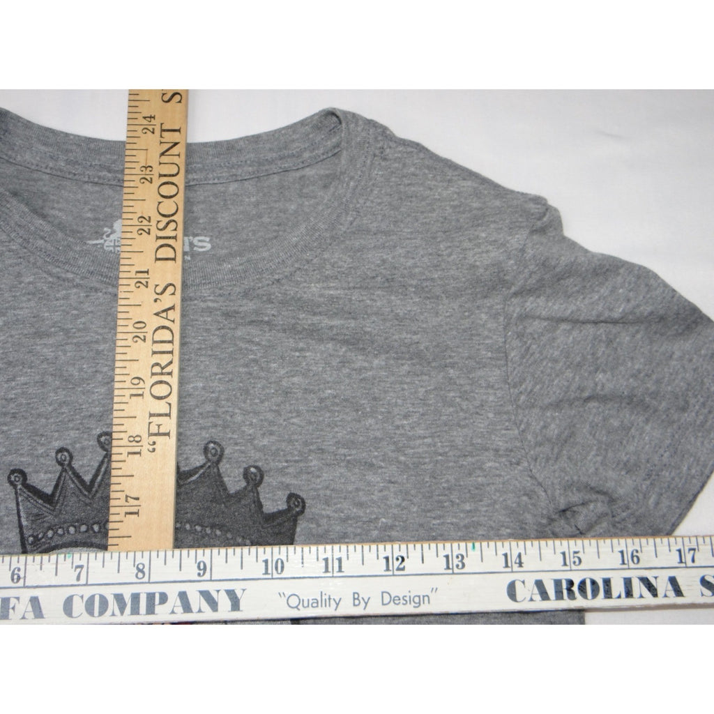 Yeomans Cask Lion Womens T Shirt Queen Elizabeth David Bowie Lightning Grey S