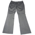 Apt 9 Womens Grey Herringbone Dress Pants Bootcut Size 10 Regular Stretch Work