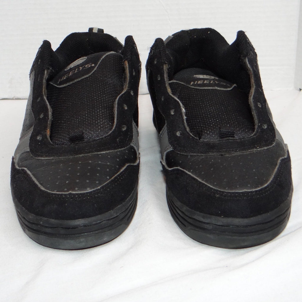 Heelys Youth Style 7097 Black Grey Skate Shoes with Wheels Size 5 Women - Read