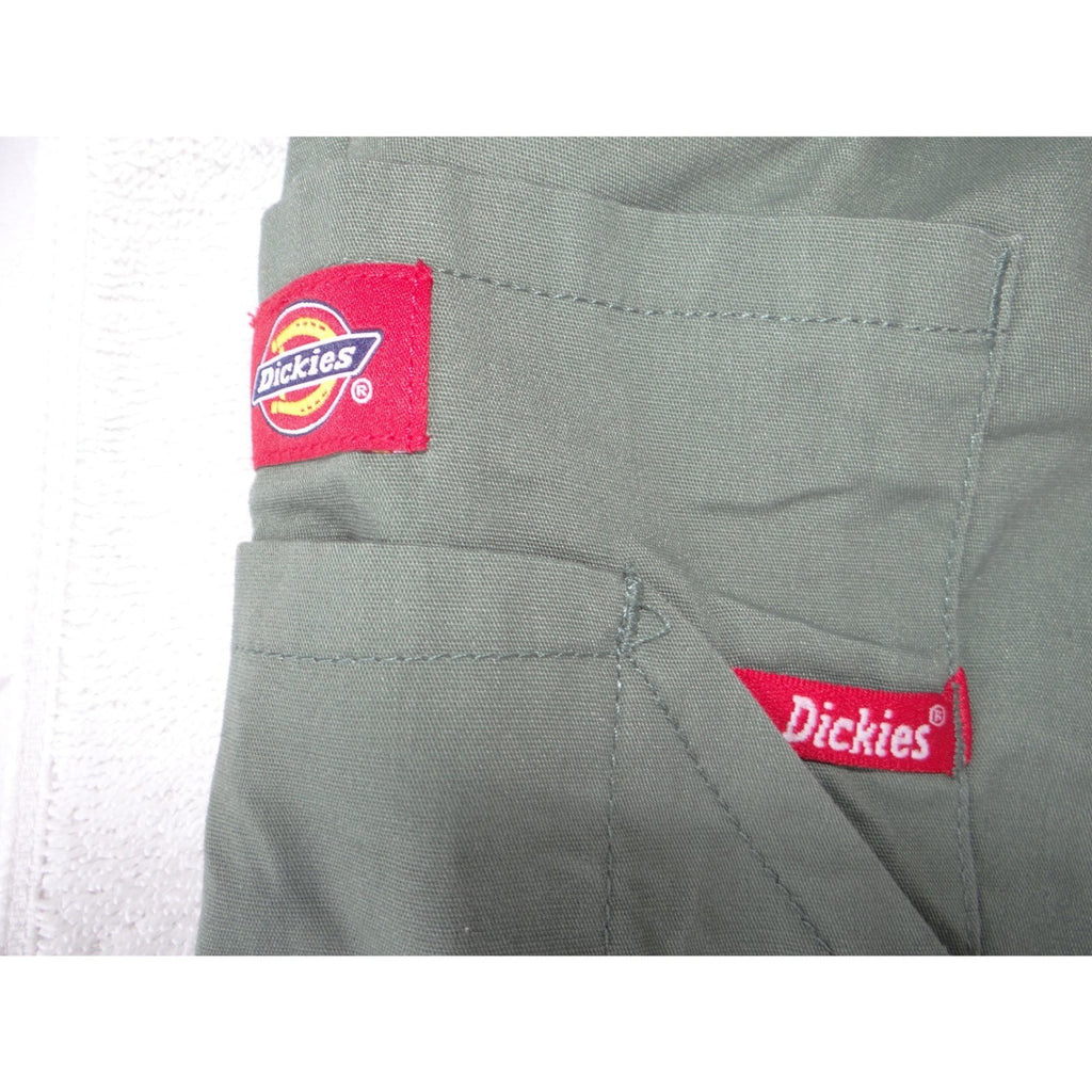 Dickies Womens Olive Green Elastic Waist Cargo Scrub Pants 2XL Plus Size