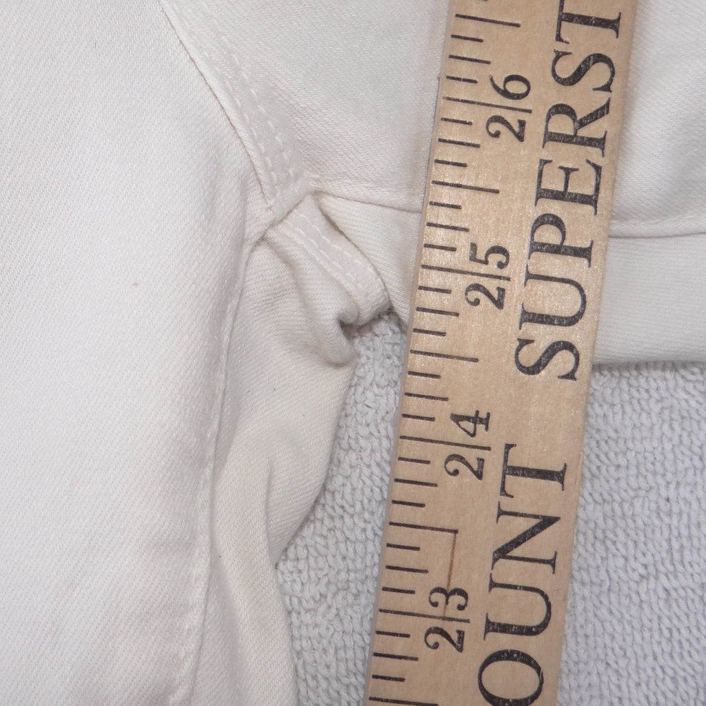 L'AGENCE Womens White High Rise Skinny Stretch Denim Jeans Size 28
