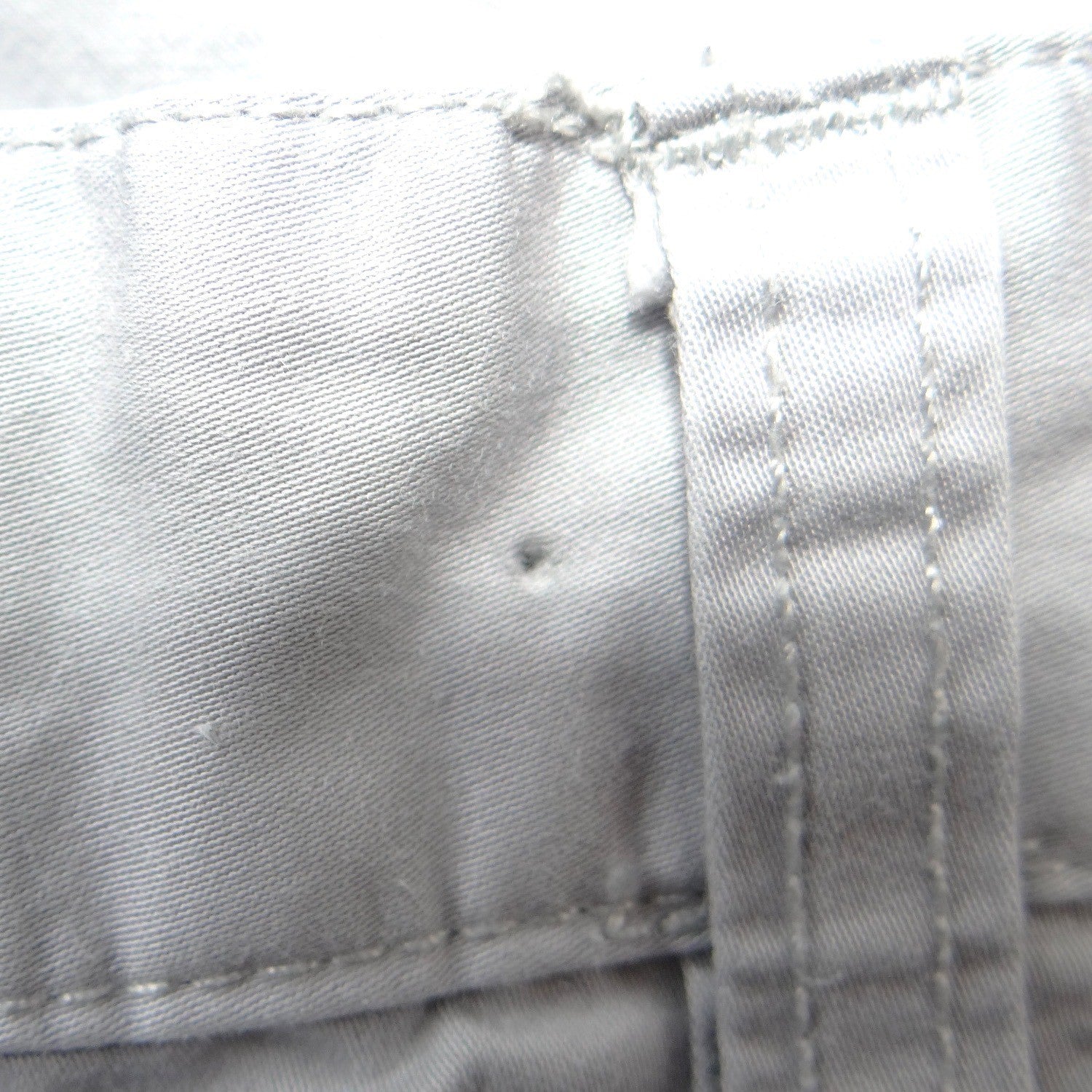 Armani Exchange Mens Moto Biker Pants Light Grey Articulated Knee Size 36x31