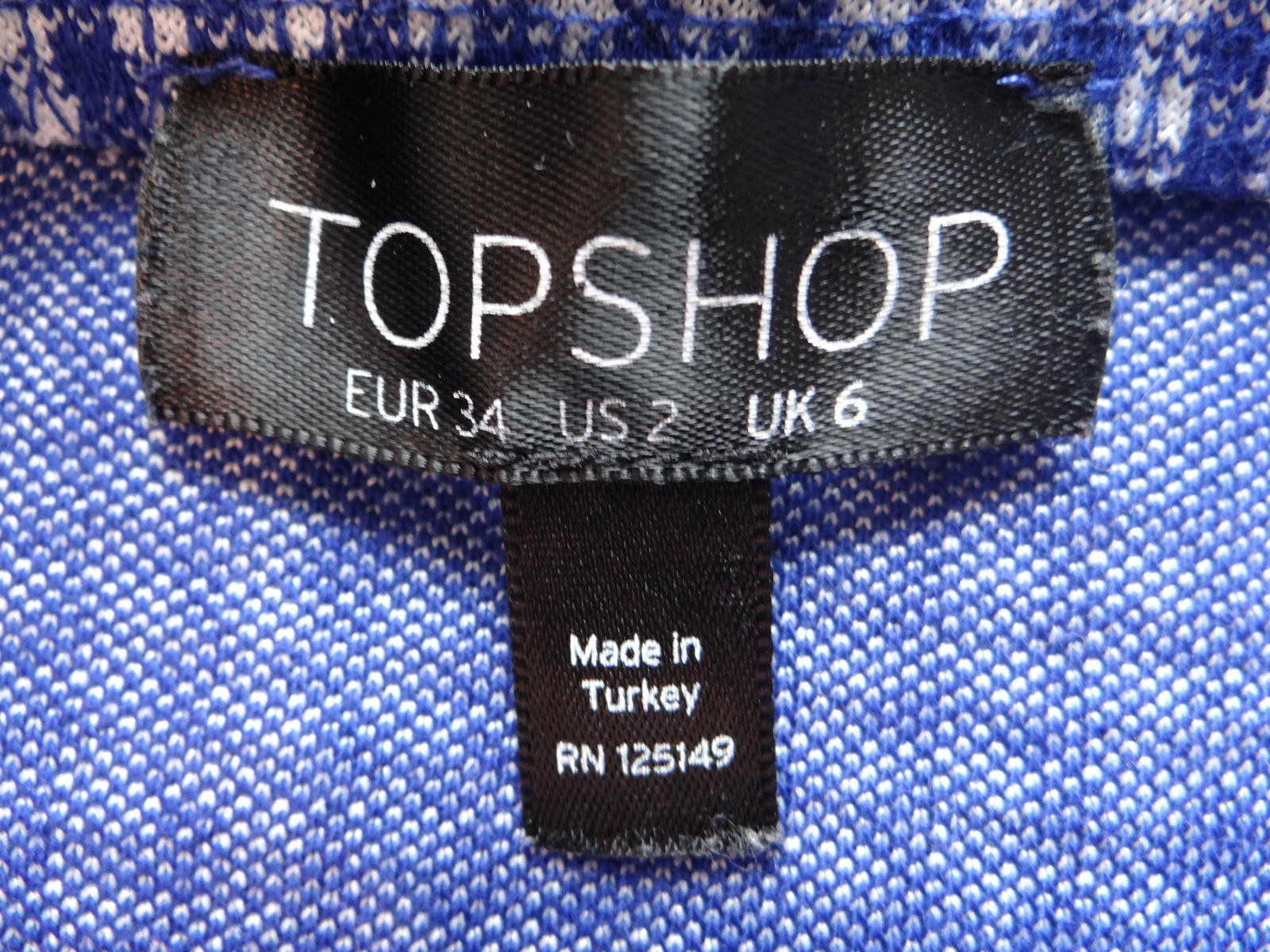 Chic Blue Gingham Ruffle Skirt