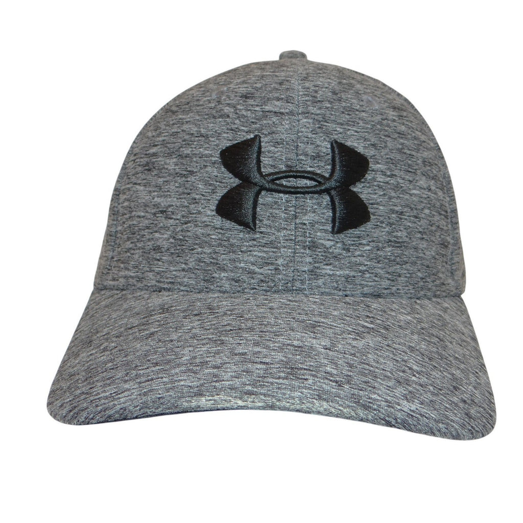 Under Armour Mens Heather Grey Stretch Fit Baseball Cap Hat LG/XL