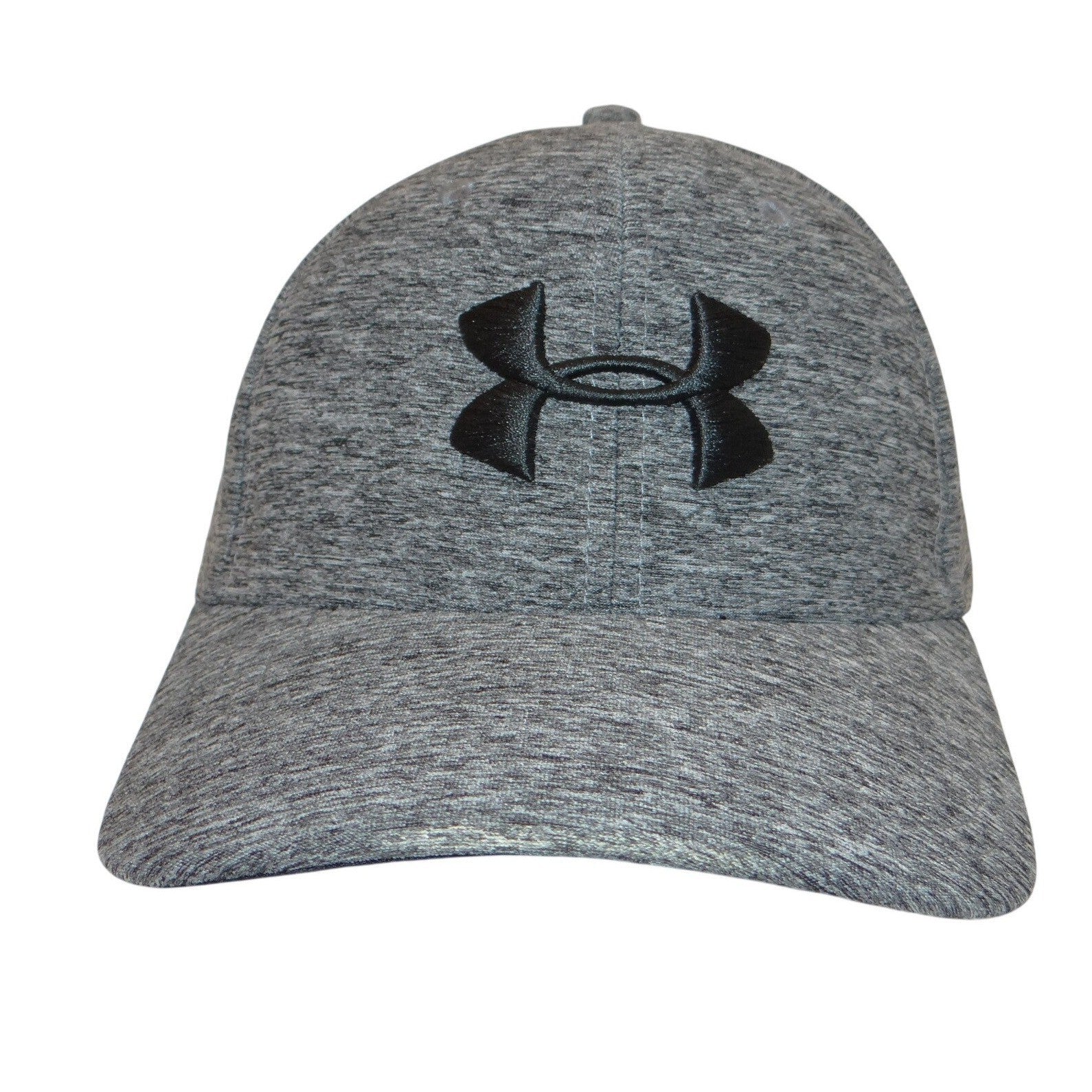 Under Armour Mens Heather Grey Stretch Fit Baseball Cap Hat LG/XL