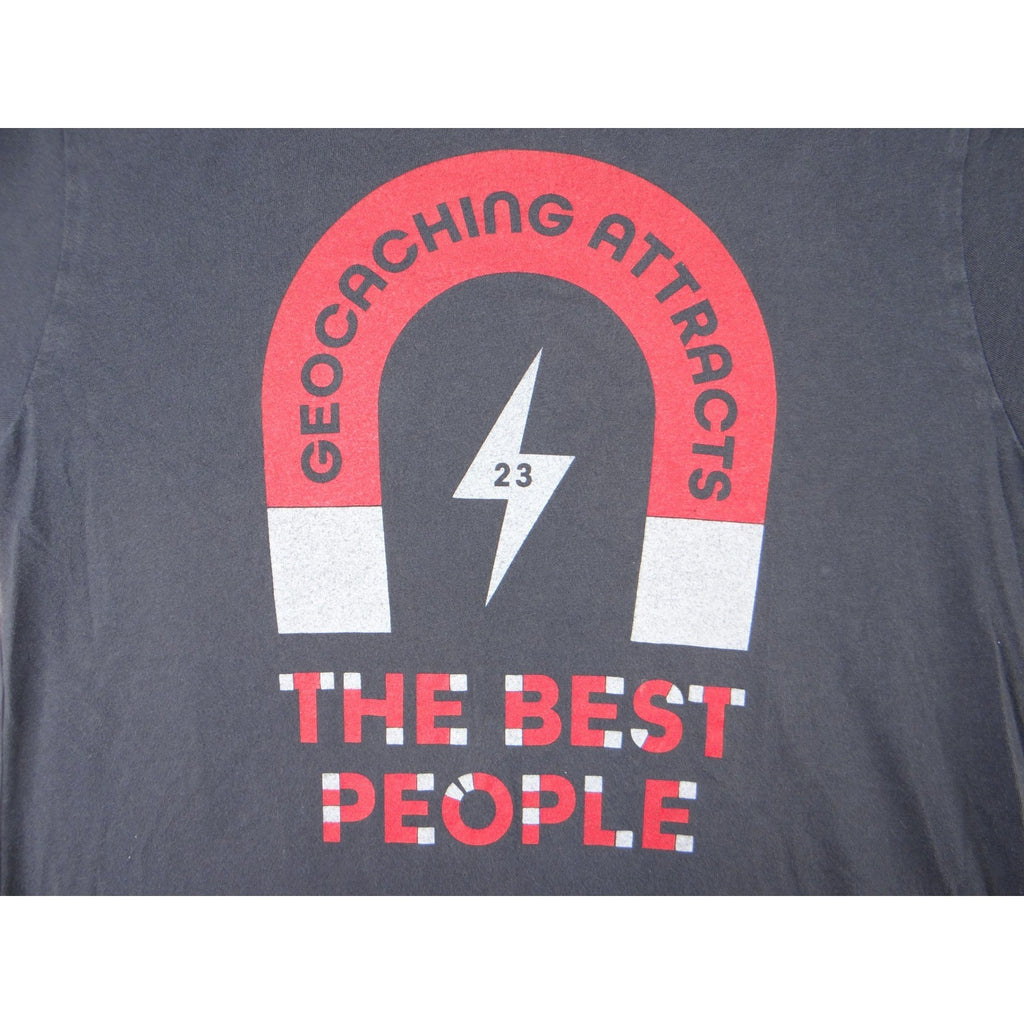 Bella Canvas Geocaching Graphic T Shirt The Best People Magnet Bolt Men Size S