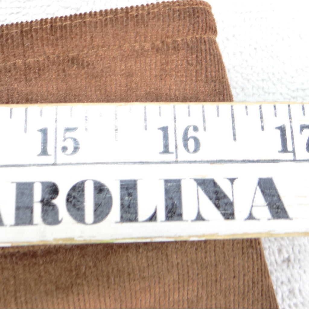 Cache Womens Brown Corduroy Utility Mini Skirt Size 8 Front Flap Pockets Stretch