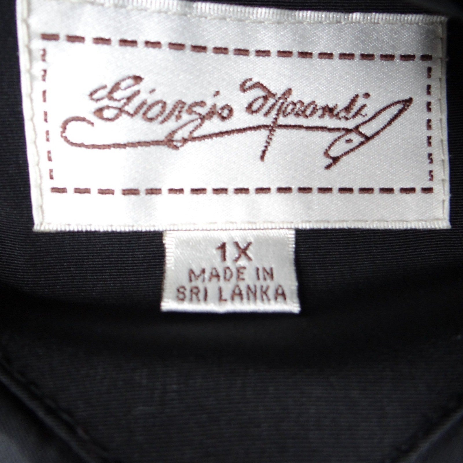 Giorgio Morandi Black Hooded Drawstring Parka Jacket Women's 1X