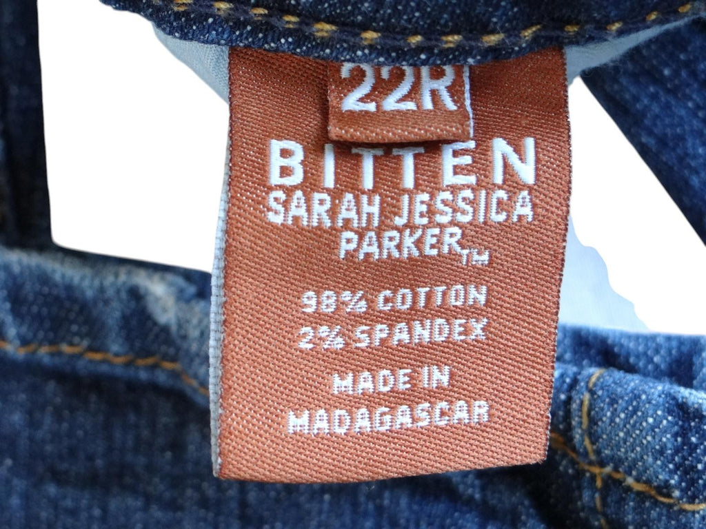 Bitten by Sarah Jessica Parker Women's Denim Jeans - Size 22R - Classic Blue