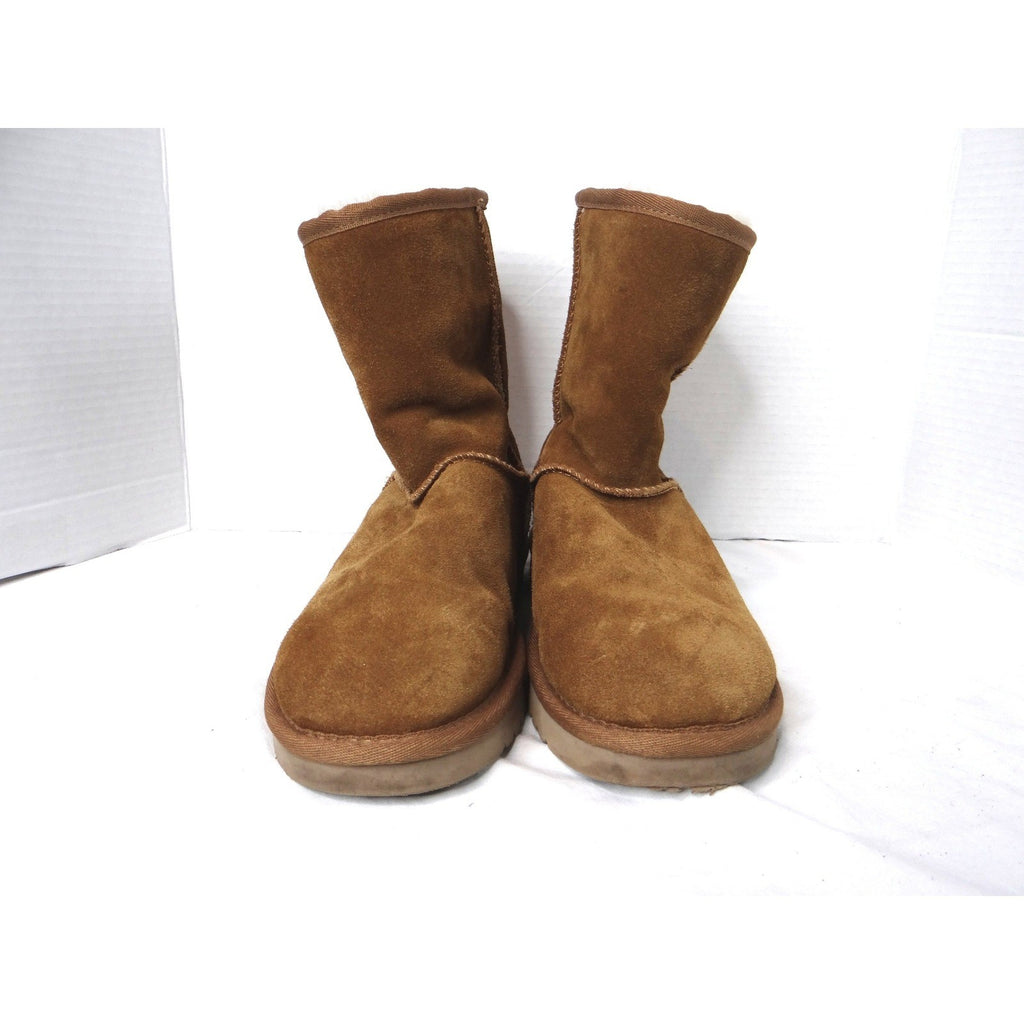 Koolaburra by UGG Women's Brown Suede Sheepskin Lined Boots Style 1017090 Size 7