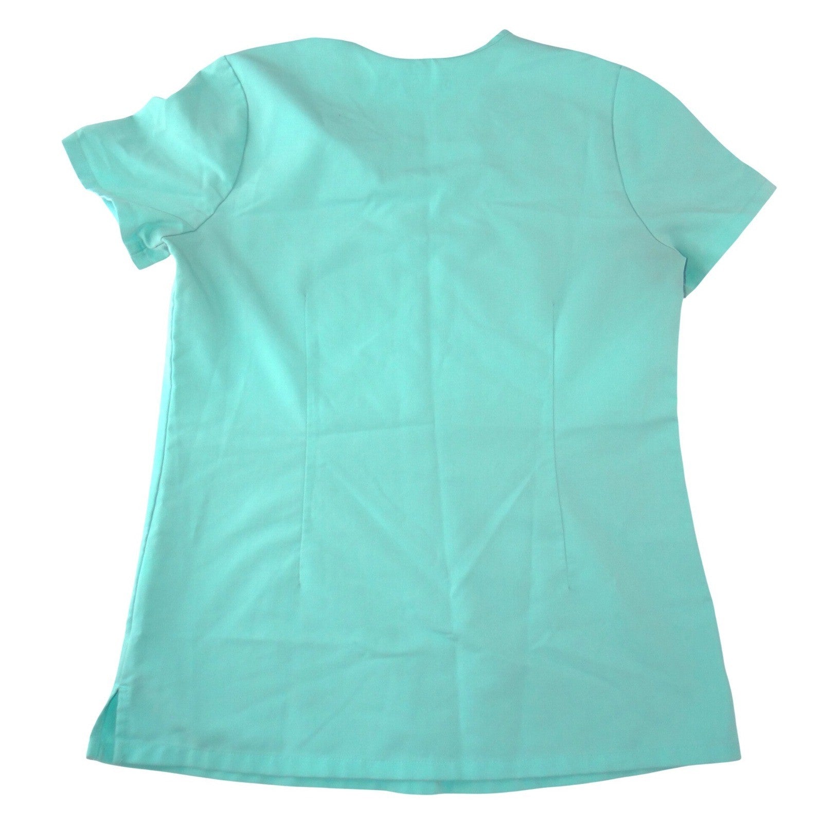 FIGS Technical Collection Women XS V-Neck Scrub Top Seafoam Green Short Sleeve