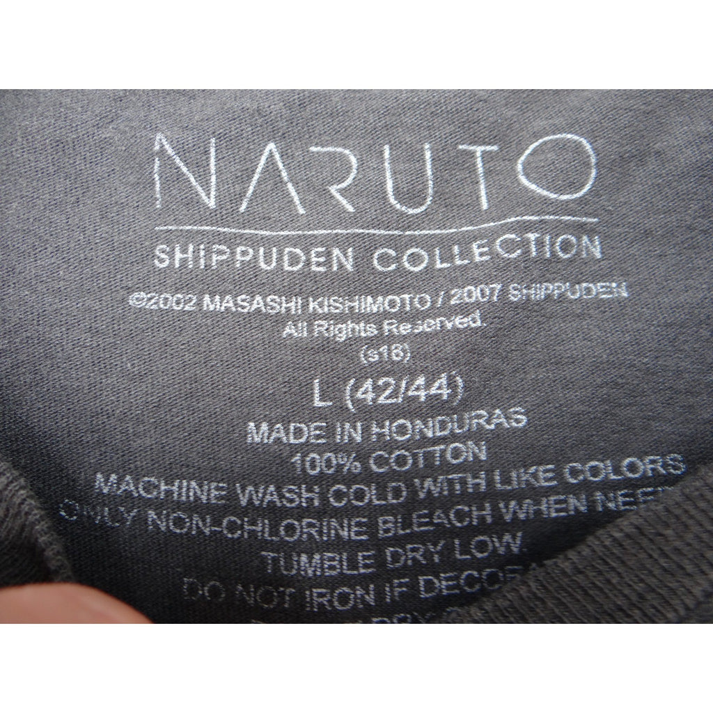 Naruto Shippuden Kakashi 07 Graphic T Shirt Black Size L Anime Manga