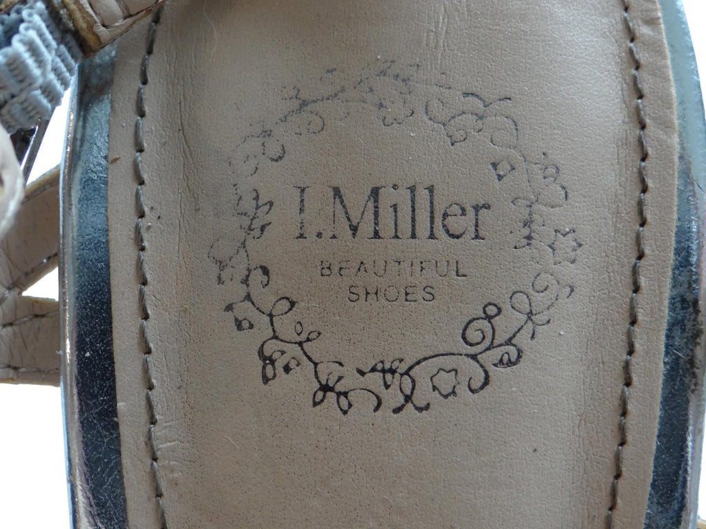 I. Miller Women's Silver Rhinestone Strappy Sandals