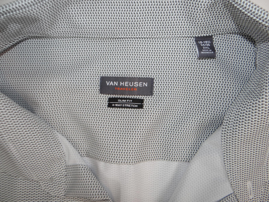 Van Heusen Men's Dress Shirt Size 2XL White