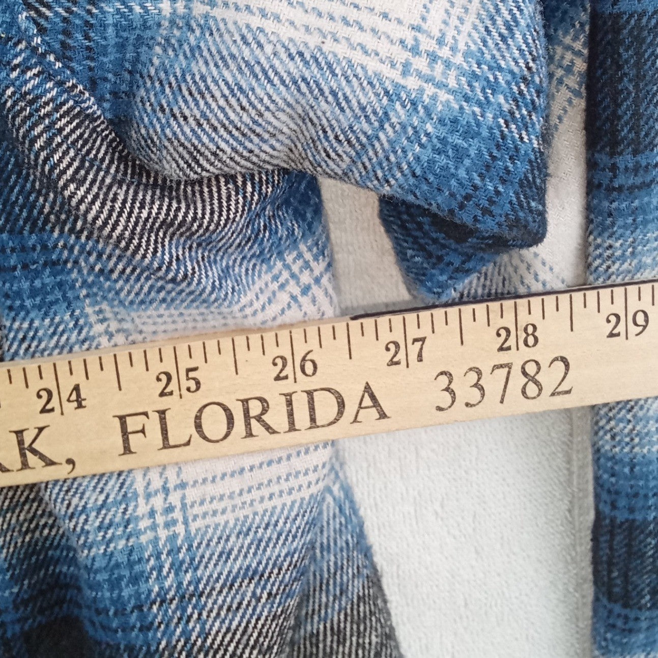 CE Schmidt Mens 2X Quilted Flannel Shirt Jacket Blue Plaid Workwear